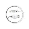 Dudao USB/ Type-C USB adat és töltőkábel 2.1A 1m fehér-6970379614679 10 kép