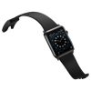 Baseus Slip-Thru óraszíj Apple Watch 3/4/5/6/7/8/SE 38/40/41 mm feke-6953156203075 3 kép