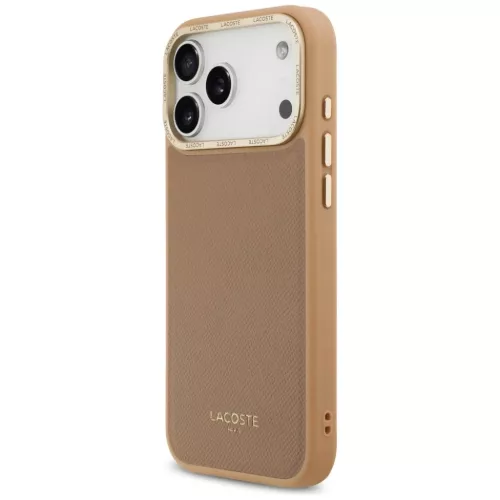 iPhone 17 Pro Max Lacoste Champs Elysees Arany Logós MagSafe tok Róz-3666339510466 2 kép