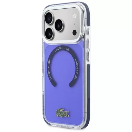 iPhone 17 Pro Max Lacoste ütésálló átlátszó matt MagSafe tok te-3666339578732 2 kép