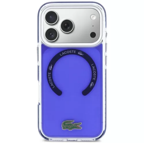 iPhone 17 Pro Max Lacoste ütésálló átlátszó matt MagSafe tok te-3666339578732 3 kép