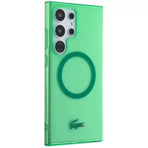 Samsung Galaxy S24 Ultra tok Lacoste LCHMS24LULON zöld kemény tok á-3666339243845 4 kép