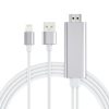 Choetech Lightning - HDMi átalakító adapter USB csatlakozóval 1.8m-6971824978612 1 kép