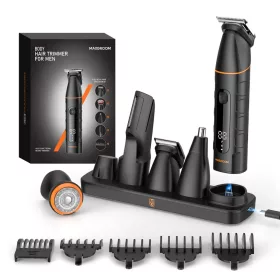 MAXGROOM LK-892 többfunkciós testszőrzetnyíró cserélhető fejekk-5907769394263 1 kép