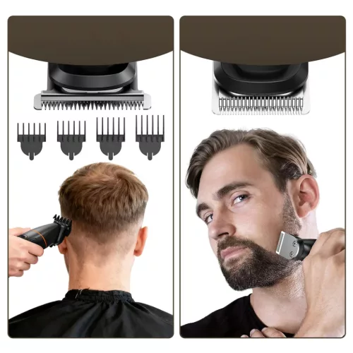 MAXGROOM LK-892 többfunkciós testszőrzetnyíró cserélhető fejekk-5907769394263 2 kép