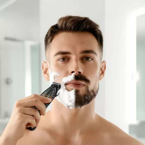 MAXGROOM LK-892 többfunkciós testszőrzetnyíró cserélhető fejekk-5907769394263 8 kép