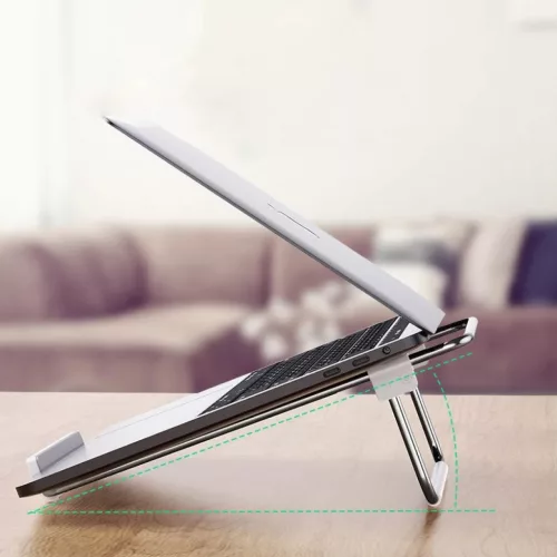 Ugreen Univerzális asztali laptop/ MacBook állvány alumínium, ezü-6957303883486 6 kép