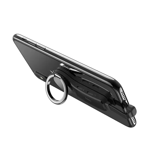 Hoco 2xLightning elosztó adapter fekete-6957531098843 6 kép