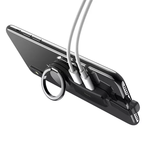 Hoco 2xLightning elosztó adapter fekete-6957531098843 7 kép