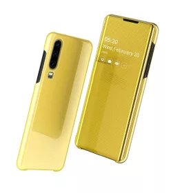 SMD Luxury View fliptok iPhone 11 tok sátga-arany színben