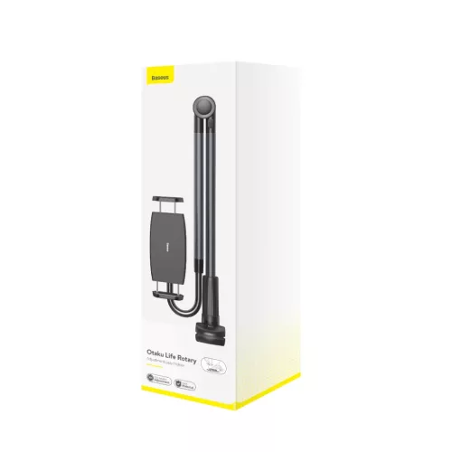 Baseus forgatható telefon/tablet állvány (fekete)-6932172608613 10 kép