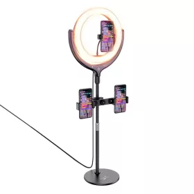 Hoco LV01 Rouge asztali LED körfény, ringlight fekete-6931474729842 1 kép
