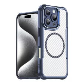 Leading Series MagSafe szilikon tok iPhone 16 Pro Max - Kék tok-5907769365126 1 kép