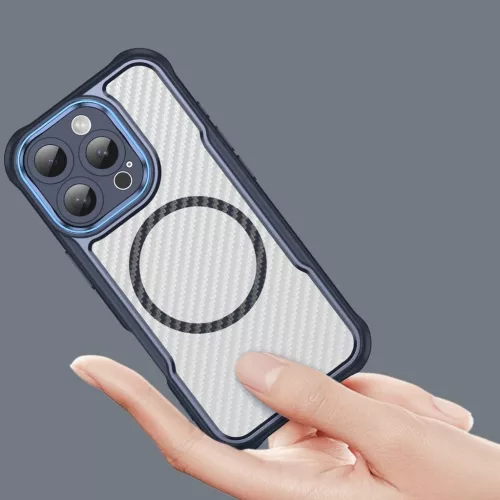 Leading Series MagSafe szilikon tok iPhone 16 Pro Max - Kék tok-5907769365126 5 kép