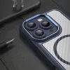 Leading Series MagSafe szilikon tok iPhone 16 Pro Max - Kék tok-5907769365126 6 kép