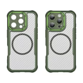 Leading Series MagSafe szilikon tok iPhone 16 Pro - Zöld tok-5907769365195 2 kép