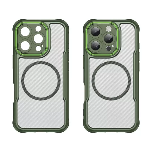 Leading Series MagSafe szilikon tok iPhone 16 Pro - Zöld tok-5907769365195 2 kép