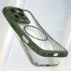 Leading Series MagSafe szilikon tok iPhone 16 Pro - Zöld tok-5907769365195 4 kép
