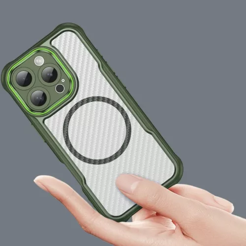 Leading Series MagSafe szilikon tok iPhone 16 Pro - Zöld tok-5907769365195 5 kép