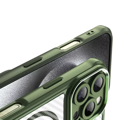 Leading Series MagSafe szilikon tok iPhone 16 Pro - Zöld tok-5907769365195 8 kép