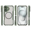 Leading Series MagSafe szilikon tok iPhone 16 - Zöld-5907769365171 3 kép