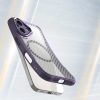 Leading Sorozat MagSafe Szilikon Tok iPhone 16 - Lila-5907769365133 4 kép