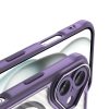Leading Sorozat MagSafe Szilikon Tok iPhone 16 - Lila-5907769365133 8 kép