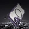 Leading Sorozat MagSafe Szilikon Tok iPhone 16 - Lila-5907769365133 9 kép