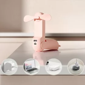 Jisulife Kézi Ventilátor Life8 Hordozható USB Ventilátor Power Ban-6975061536635 2 kép