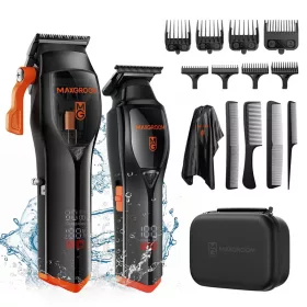 MAXGROOM WF-3908 multifunkciós haj- és szakállvágó készlet, feke-5907769394317 2 kép