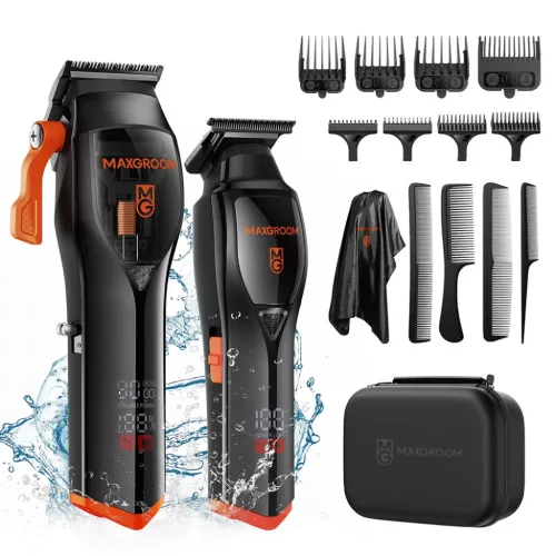 MAXGROOM WF-3908 multifunkciós haj- és szakállvágó készlet, feke-5907769394317 2 kép