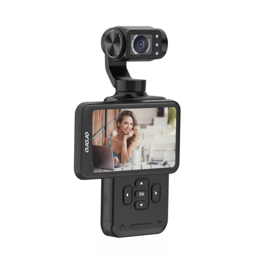 Ordro Pocket M5 3-tengelyes Gimbal Kamera, 5K, vlogoláshoz és YouTub-6947159472026 1 kép