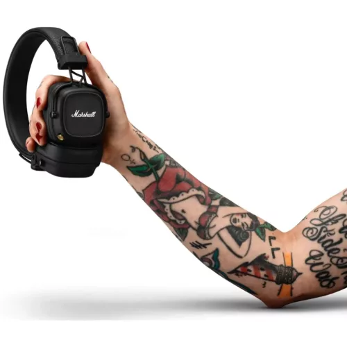 Marshall Major IV Bluetooth vezeték nélküli fejhallgató fekete-7340055379458 4 kép