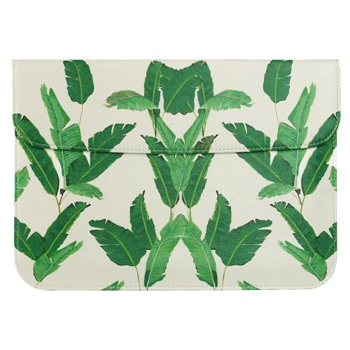 Laptop tok 13.3'' műbőr, levélmintás (MB-01) sleeve- 1 kép
