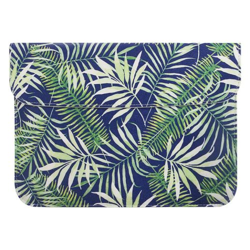 Laptop tok 13.3'' műbőr, trópusi levélmintás (MB-03) sleeve- 1 kép