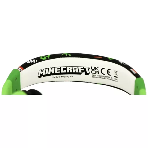 Gyerek fülre illeszkedő fejhallgató OTL Minecraft-5055371629102 5 kép