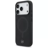 iPhone 17 Pro Mercedes Plain Smooth bőrtok MagSafe fekete tok-3666339568504 2 kép