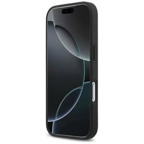 iPhone 17 Pro Mercedes Plain Smooth bőrtok MagSafe fekete tok-3666339568504 5 kép