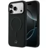 iPhone 17 Pro Mercedes bőr 3D MagSafe fekete tok