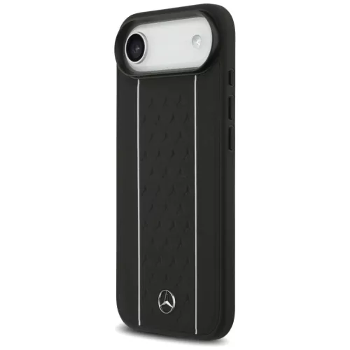 iPhone 17 Air Mercedes Bőr Csillag Minta Csíkok MagSafe tok fekete-3666339508326 2 kép