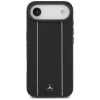 iPhone 17 Air Mercedes Bőr Csillag Minta Csíkok MagSafe tok fekete-3666339508326 3 kép