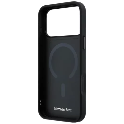 iPhone 17 Pro Max Mercedes bőr 3D MagSafe fekete tok-3666339619077 7 kép