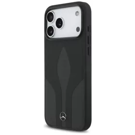 iPhone 17 Pro Max Mercedes bőr The Move MagSafe fekete tok-3666339506698 2 kép