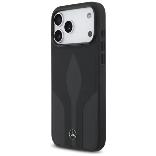 iPhone 17 Pro Max Mercedes bőr The Move MagSafe fekete tok-3666339506698 2 kép