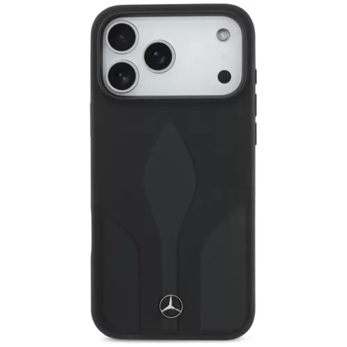 iPhone 17 Pro Max Mercedes bőr The Move MagSafe fekete tok-3666339506698 3 kép