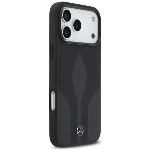 iPhone 17 Pro Max Mercedes bőr The Move MagSafe fekete tok-3666339506698 4 kép