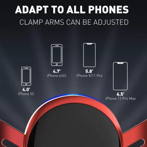 Szellőzőre rögzíthető autós telefontartó LDNIO MG01 Gravity Uni-6933138690659 8 kép