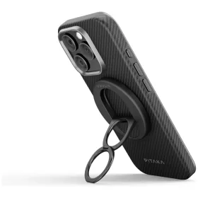 Mágneses tartó PITAKA MagEZ Grip 3 MagSafe telefonhoz fekete szürke-0749355416943 2 kép