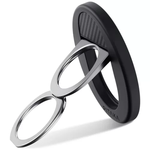 Mágneses tartó PITAKA MagEZ Grip 3 MagSafe telefonhoz fekete szürke-0749355416943 4 kép
