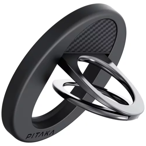 Mágneses tartó PITAKA MagEZ Grip 3 MagSafe telefonhoz fekete szürke-0749355416943 5 kép